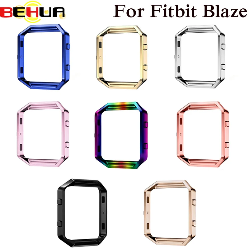 

Replacement Stainless Steel Frame Holder Case Cover Shell Metal Frame Bezel For Fitbit Blaze Activity Tracker Smart Watch Band