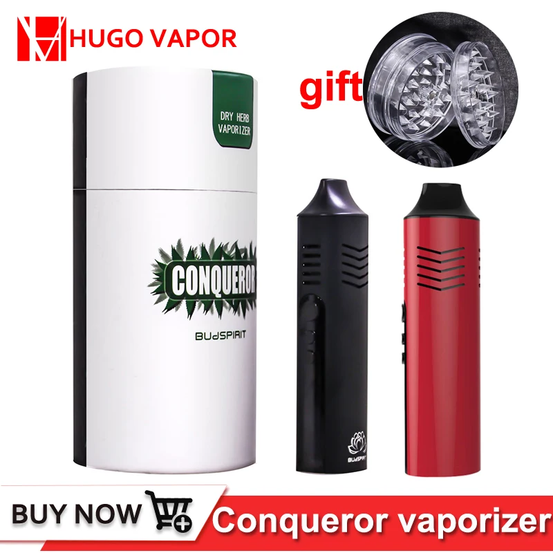 Original hugo vapor conqueror Dry Herb Vaporizer 2200mah Battery Vape Pen Vaper Electronic