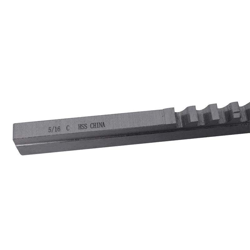 

5/16 C Push-Type HSS Keyway Broach Inch Sized Cutting Tool for CNC Engraving Milling Machine Lathe