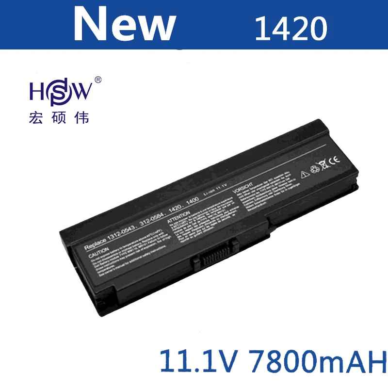 

HSW Laptop Battery FOR Dell Inspiron 1420 Vostro 1400 312-0543 312-0580 312-0584 312-0585 451-10516 451-10517 WW116 battery
