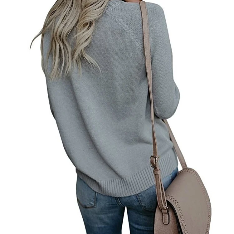ZOGAA winter dresses women 2018 women sweaters and pullovers Pure color love women sweater Fashion casual round neck sweater ZOGAA winter dresses women 2018 women sweaters and pullovers Pure color love women sweater Fashion casual round neck sweater