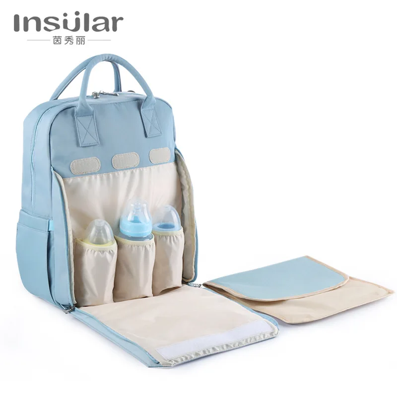 

Diaper bag high quality backpack Travel Mummy Baby Care nappies stroller Bag Large Capacity Waterproof Business baby bag mom