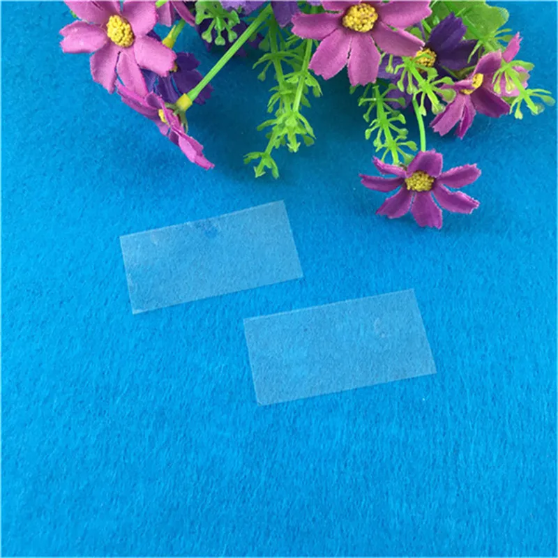 

100Pcs/Lot PVC Transparent Adhesive Sticker Labels Clear Rectangular Design Blank Stickers For DIY Supply Packing Accept Custom