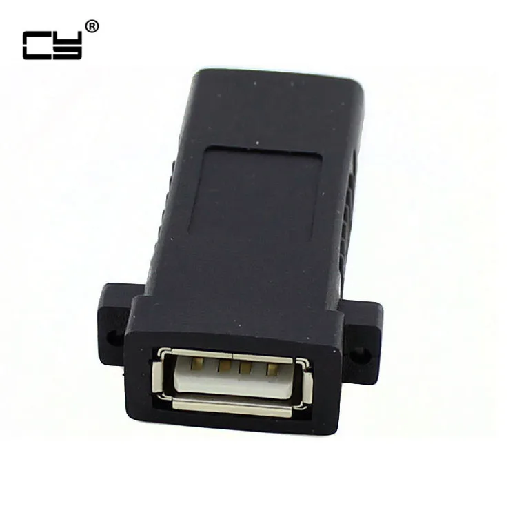 USB 2 0 Тип A гнездо к гнездовой адаптер удлинитель с винтами панель крепление
