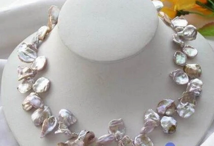 

xiuli 0015220 lavender foliage KESHI REBORN PEARL NECKLACE