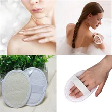 1 Pcs Purifying Whitening Exfoliating Loofah Natural Sponge Body Scrub Remover Natural Silk Shower Tool Creative Bath Tool