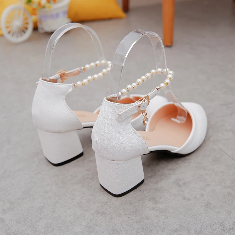 Zapatos mujer; коллекция года; женские туфли на высоком каблуке с пряжкой; пикантные модные свадебные вечерние туфли с острым носком; летние Классические босоножки; a6