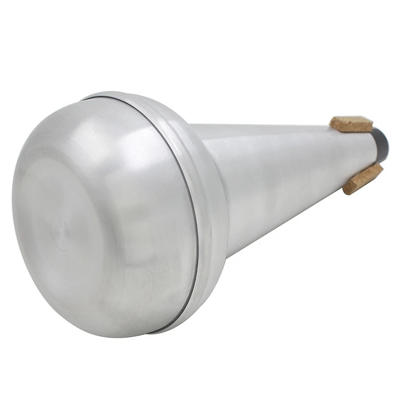 

1Pc Light-Weight Practice Trombone Straight Mute Silencer Sourdine Aluminium For Alto Tenor Trombone Silver