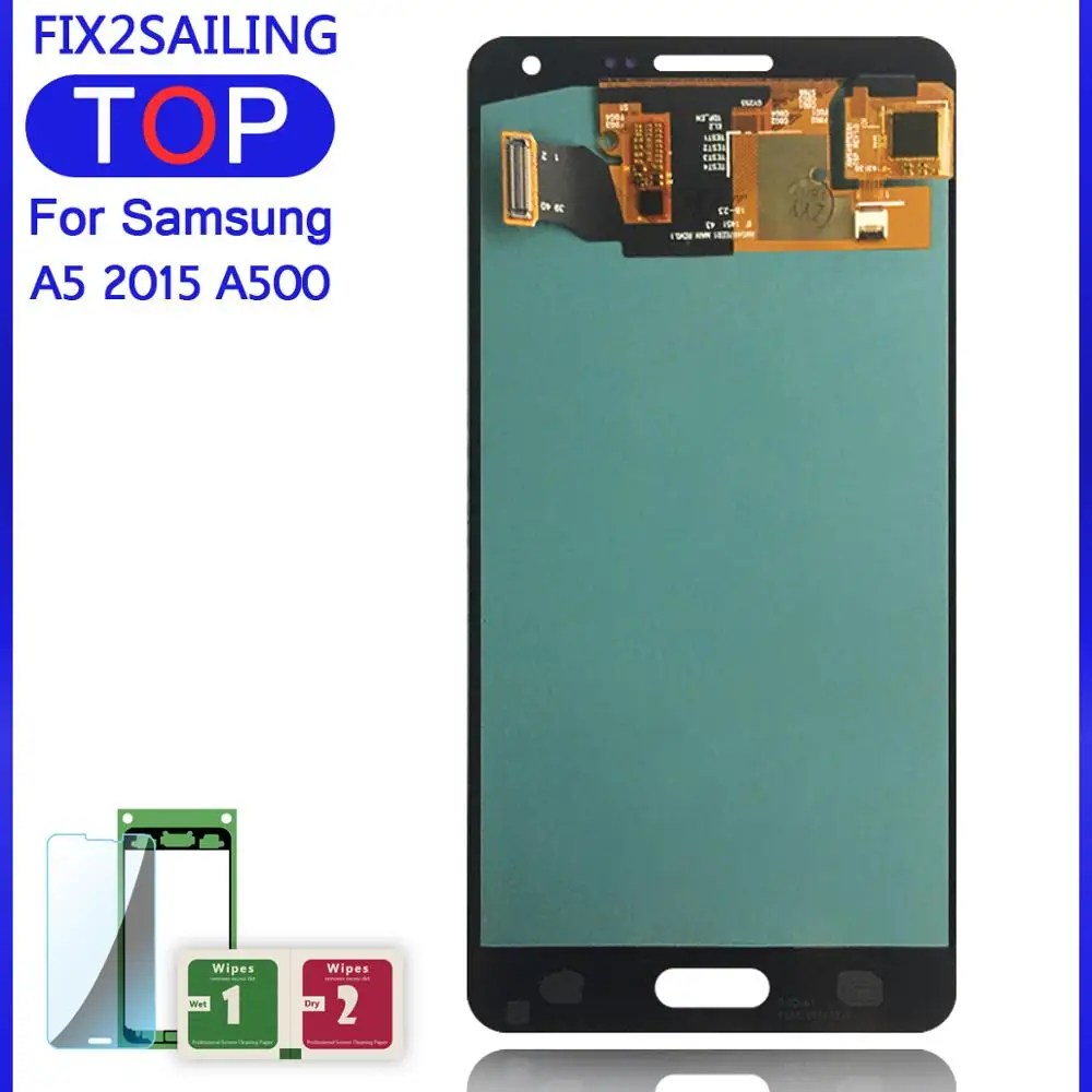 ЖК дисплей для Samsung Galaxy A5 2015 A500 A500F A500FU A500H A500M AMOLED 100% протестированный рабочий