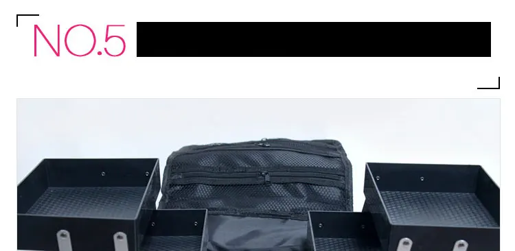 Женский органайзер для профессионального макияжа сумка для хранения большой емкости косметичка через плечо многослойный ящик для инструментов Bolso Mujer чемодан