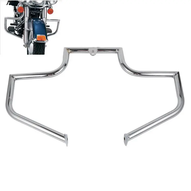 

Chrome Engine Guard Crash Bar Highway Chrome For Harley FLSTN Softail Deluxe FLSTF New Heritage FLSTC Softail Fat Boy