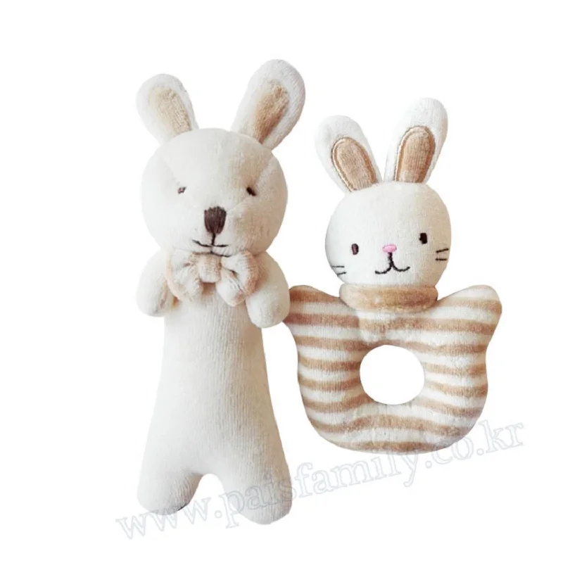

Baby organic cotton bunny puppy baby gift to comfort doll toys