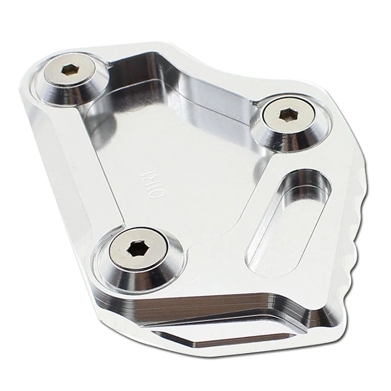 FX мотоцикла с ЧПУ Kickstand подножка сбоку стенд расширение Englarger Plate Pad для YAMAHA YZF R1 YZF1000 2009- 2013