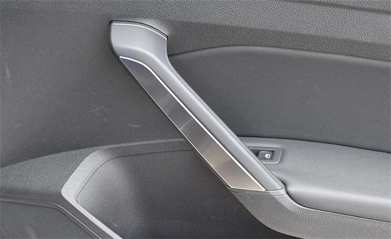Для Volkswagen Passat B8 нержавеющая сталь внутренняя дверь подлокотник ручка панель Крышка отделка салона автомобиля аксессуары