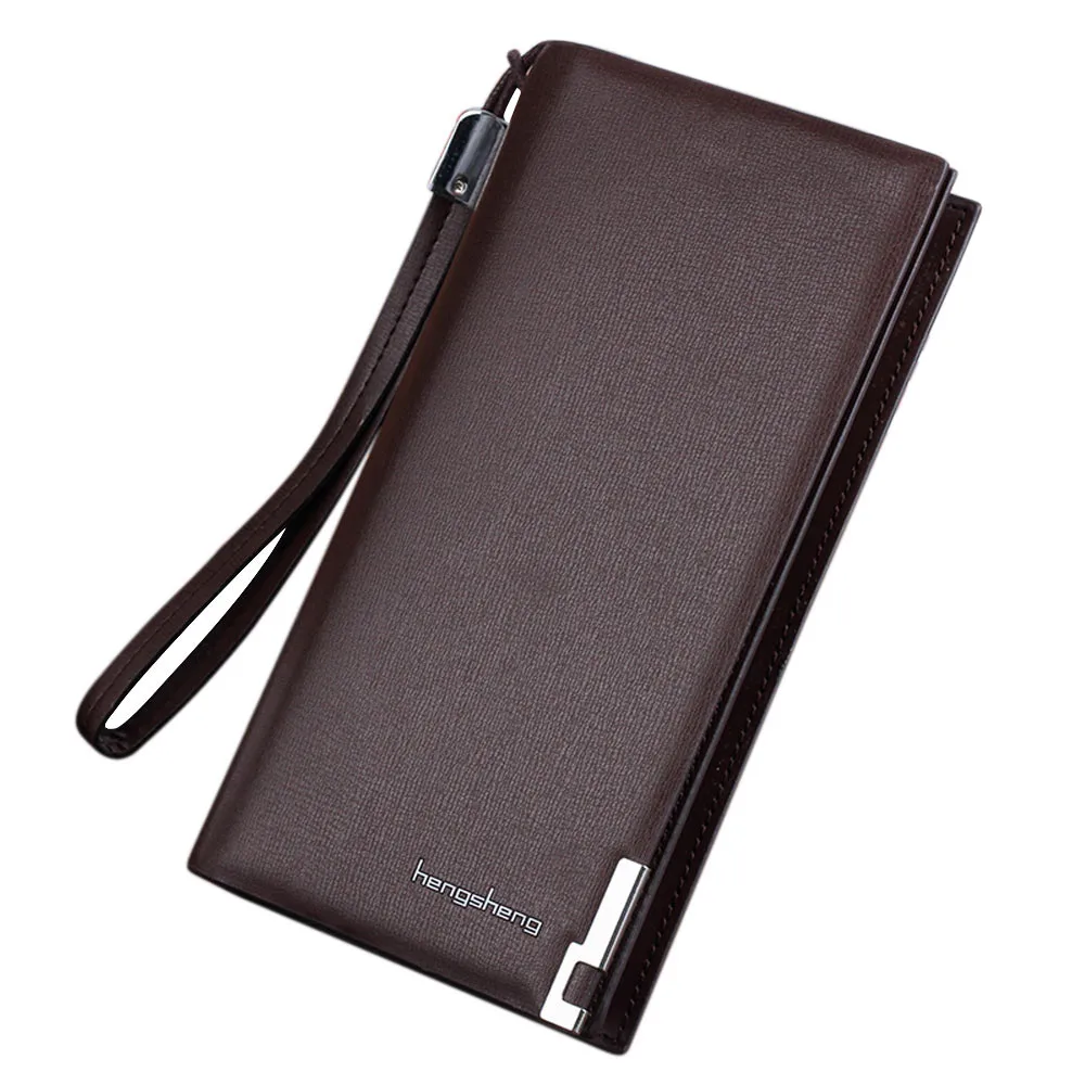 

Long Wallets Designer Purses Men Long Bifold Business Leather Wallet Money Card Holder Women Mini Bag Purse Pouch Holders#L5%