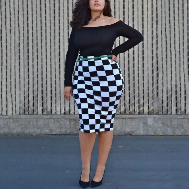 Womens Colorblock Patchwork font b Tartan b font Check Plaid Wear to Work Business Party Bodycon