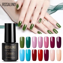 ROSALIND 7 мл Классическая серия Цветной Гель-лак для ногтей акрил для ногтей Гель-лак искусство накладные кончики наращивание Гель-лак