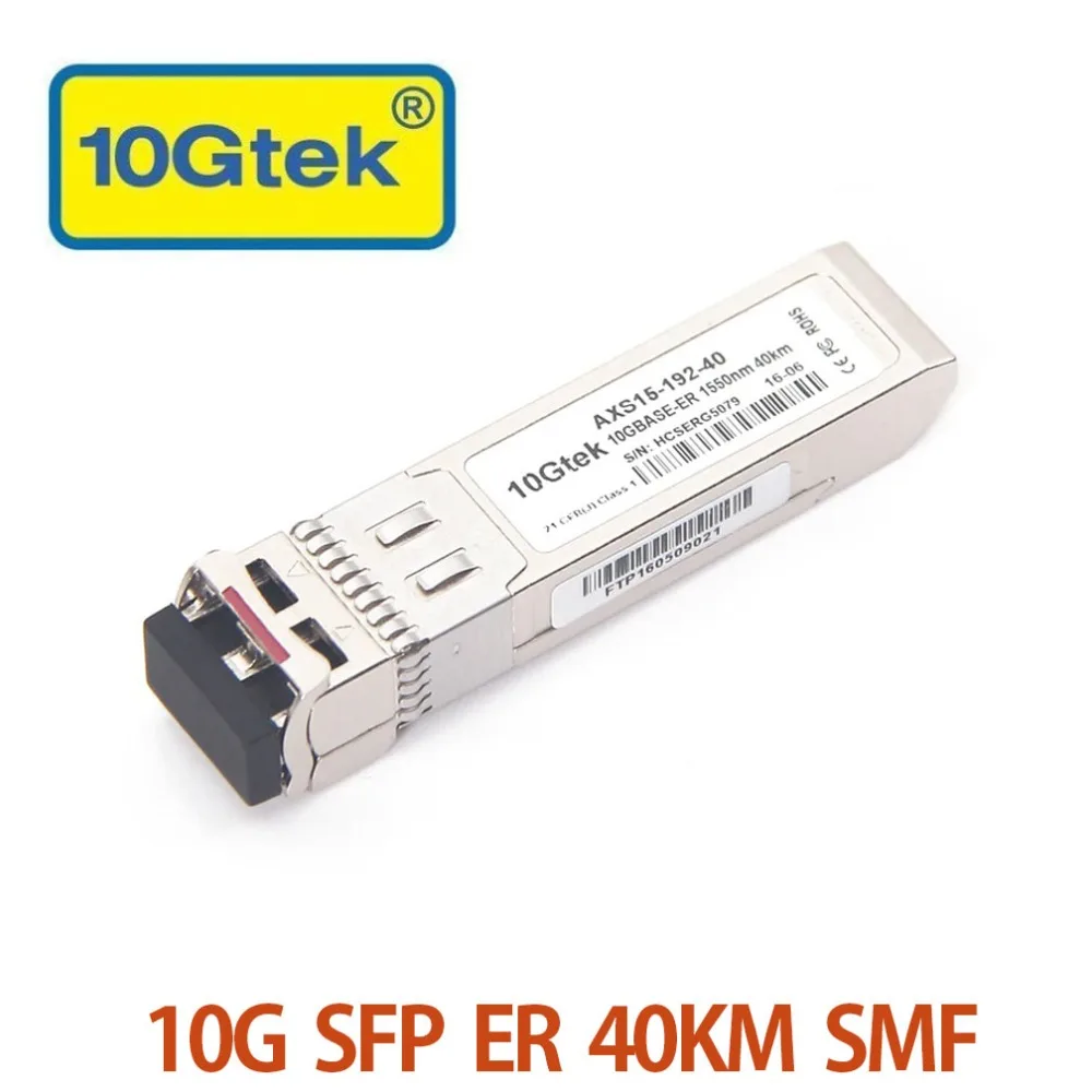 

10Gtek 10Gb 40KM SFP ER for SFP-10G-ER 10G SFP+ Fiber Optic Transceiver Module SMF 1550nm also for Ubiquiti Mikrotik etc.