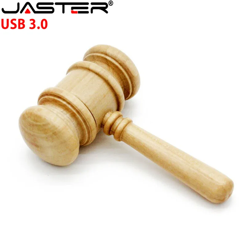 JASTER USB 3,0 деревянный USB флеш-накопитель judge hammer 4 ГБ 8 ГБ 16 ГБ 32 ГБ 64 Гб карта памяти usb креативный подарок