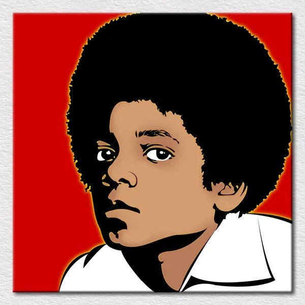 キャンバス プリント クール画像若い マイケル ジャクソン で ファッション髪型リビング ルーム壁の装飾アート Michael Jackson Fashion Artcanvas Prints Aliexpress