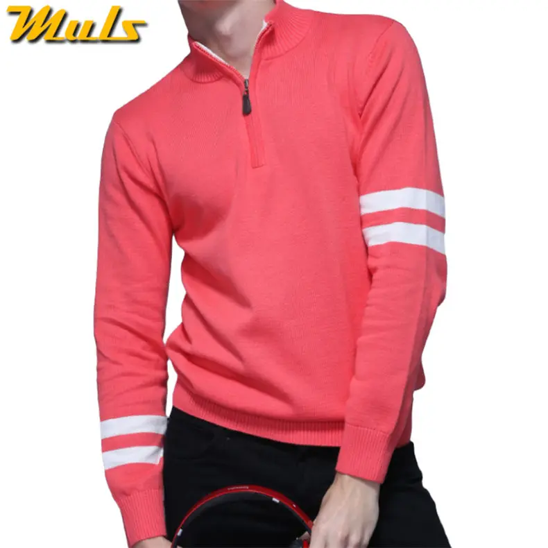 2018 New Zipper Sweater Men Spring Male Pullover Thick Cotton Knitted MuLS Brand Sweater Jumper Autumn Black Top Plus Size M-3XL-03