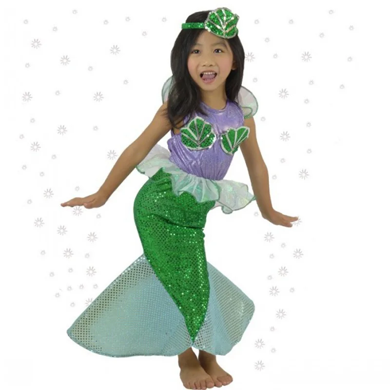 

Mermaid Costumes for Kids Girls Princess Ariel Dress The little Mermaid Ariel Princess Cosplay Costume Mermaid Fancy Dress