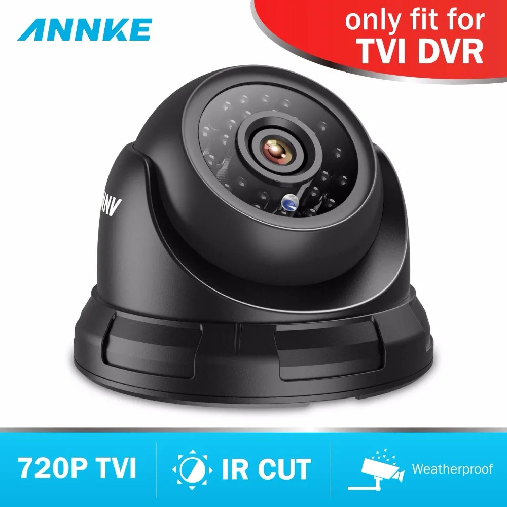 Annke аналоговый Камера 1MP 3,6 мм HD ИК-фильтр DC12V Крытый Открытый IP66 Всепогодная защита дома CCTV Serveillance куполообразная камера