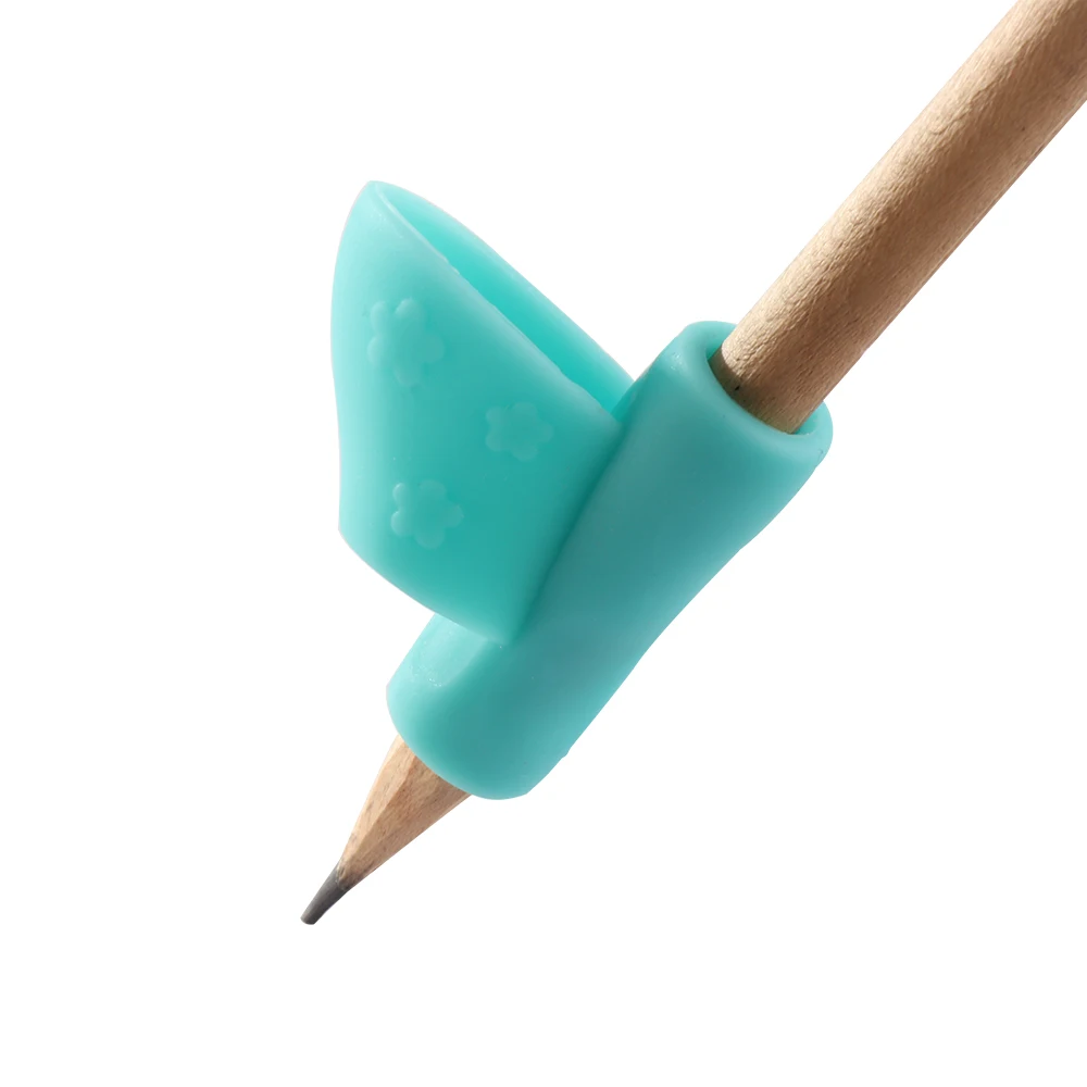 Новые 3 шт./набор детские силиконовые держатель для карандашей и ручек, ручка для письма, инструмент для коррекции осанки, подарок для детей