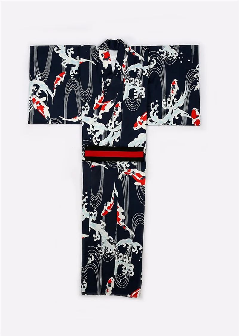 Традиционная японская мужская одежда кимоно самурая для каратэ Obi Yukata мужское кимоно косплей традиционные японские кимоно FF2116
