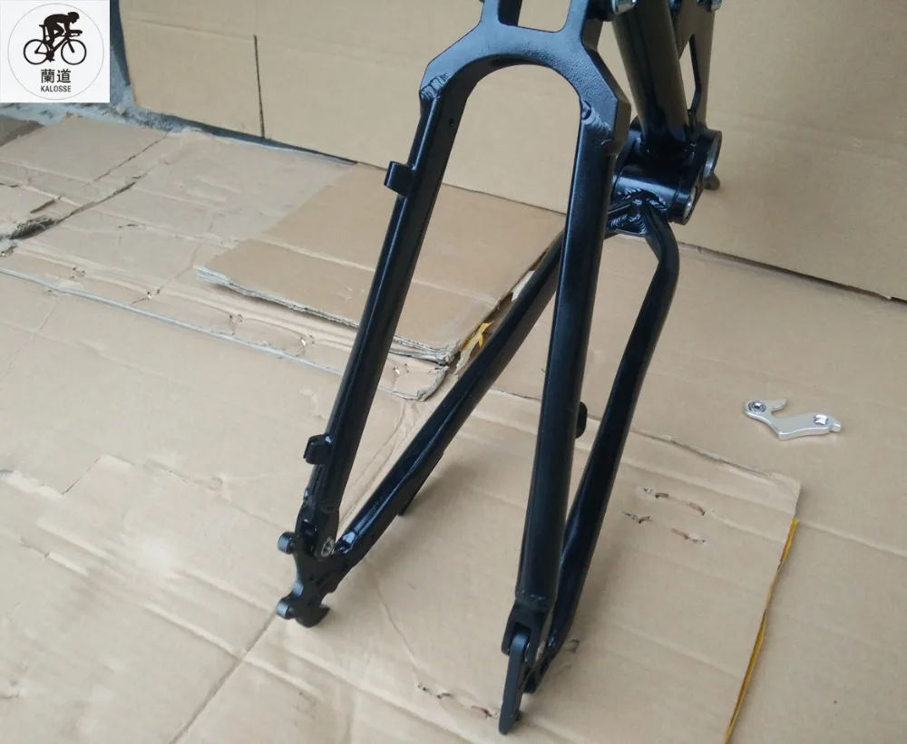 Discount Kaloss  Bicycle Folding  frame  Bike accessories ,aluminum alloy  frame , 26*17 inch Mountain bike frame 9