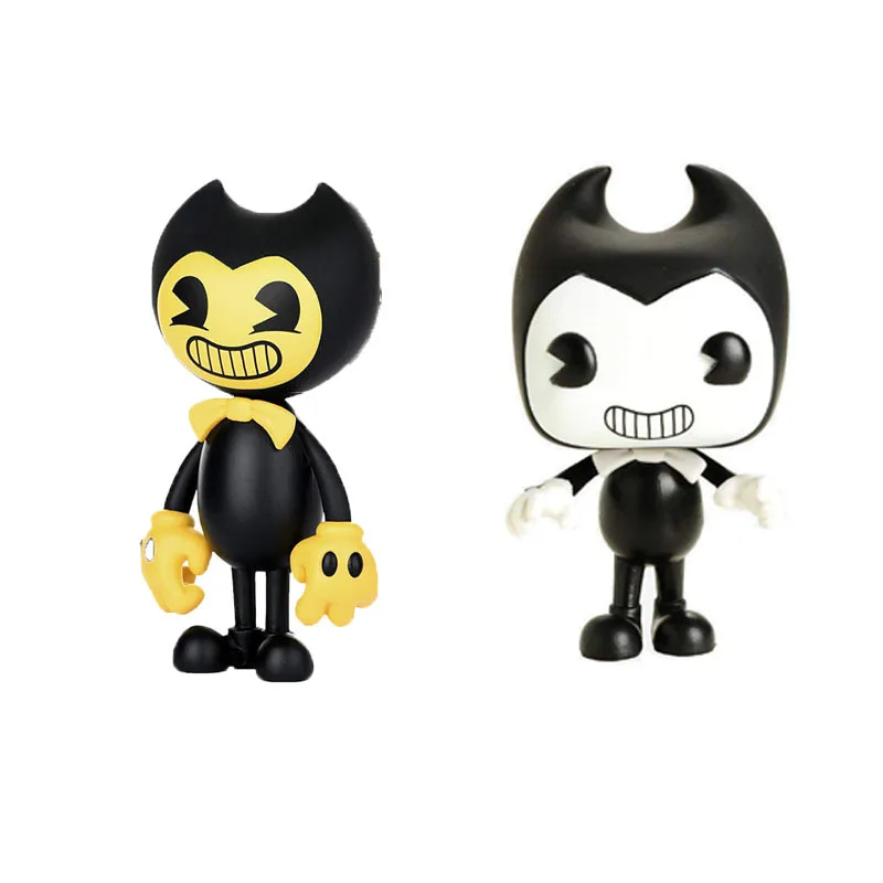 

10cm Bendy Collection Model Doll Toys Popular Horror Game Bendy Action Figure Toys for Children Gift 2styles