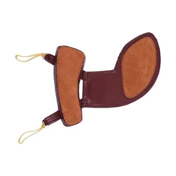 

Violin Shoulder Rest Sheepskin Pad Violin Accessories Shoulder and Chin Rest Cushion for 3/4 4/4 Violin Left Shoulder