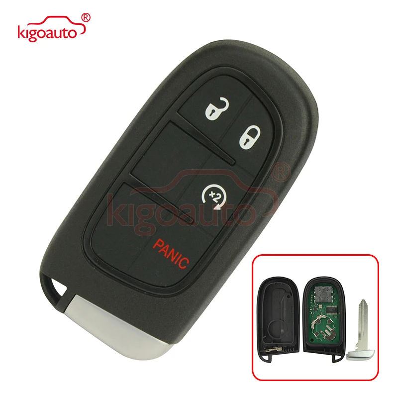 Умный ключ для Dodge chrysler Jeep cherokee 2014 2015 2016 2017 4 кнопки 433 МГц|Ключ от авто| |