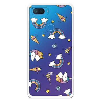 

Stand case costume drawing Unicorns Frozen WP009 for Xiaomi Mi 8 Lite