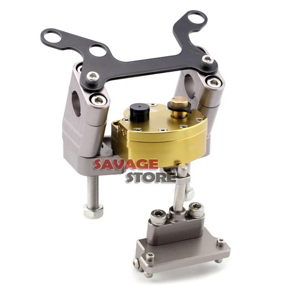 

For YAMAHA MT07 FZ7 MT-07 FZ-7 2014-2015 New Motorcycle Steering Damper Stabilizer with Mounting Bracket Handlebar Clamp Riser