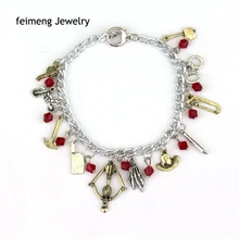 Ходячие мертвецы браслет высокого качества крутой, в стиле панк подарок для женщин движение ювелирное изделие напрямую с завода Распродажа