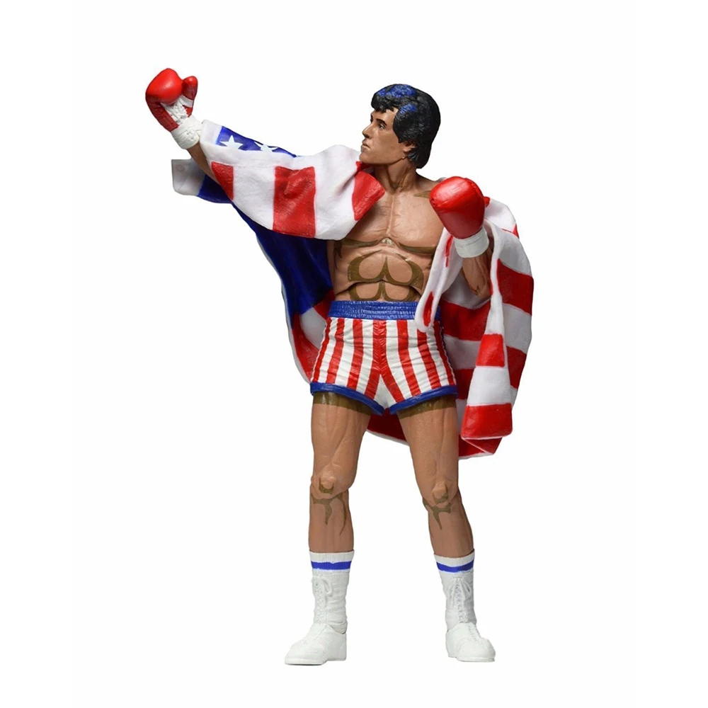 NECA 7 inches Rocky Sylvester Stallone Classic Video Games Appearance
1987 Figure Model With Box Children Collections Price $32.06