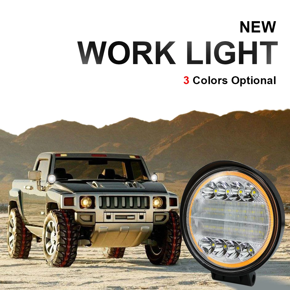 Авто 72w 12v Leadlamp 6000K вспомогательные рабочие лампы внедорожника Противотуманные