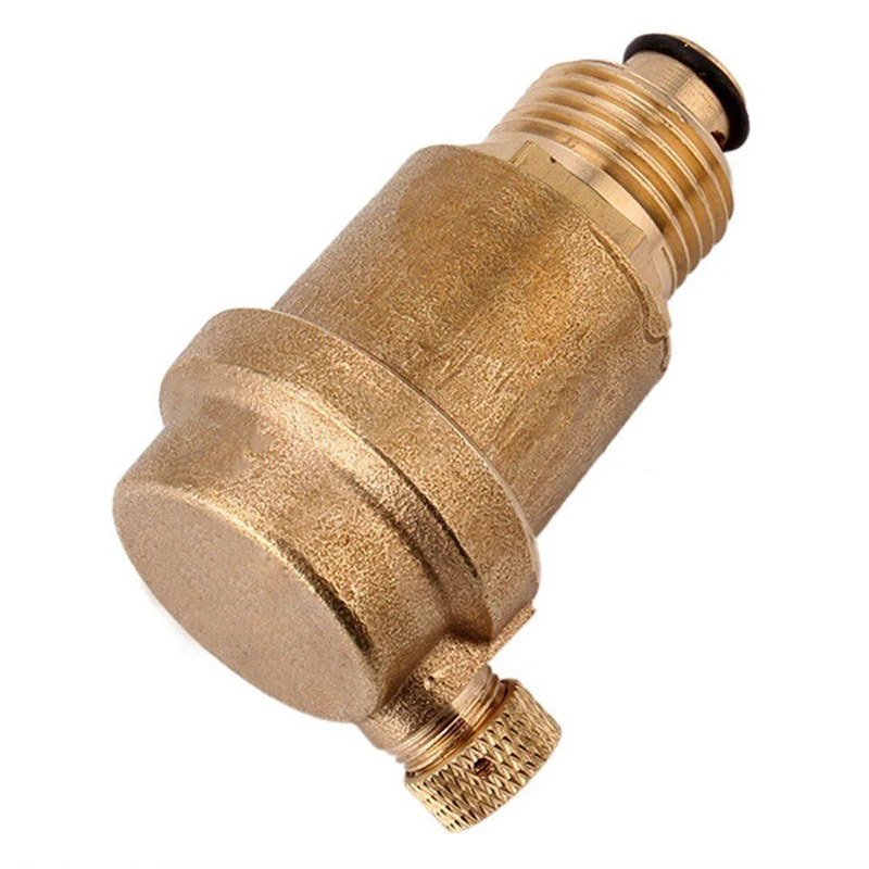 Brass Automatic Air Vent 1/2inch Air Pressure Vent Valve 1.0 MPa for Solar Water Heater Pressure Relief Valve Parts