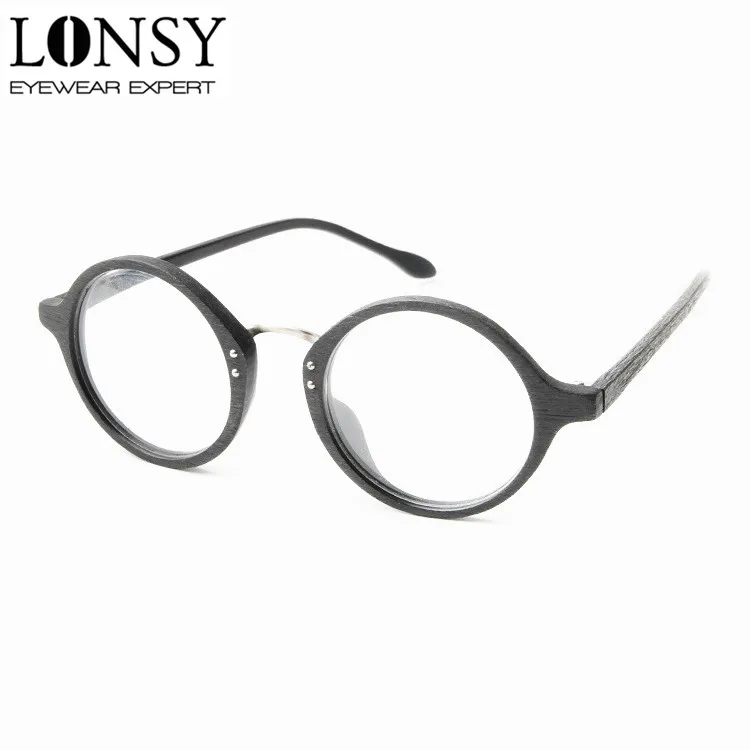 

2015 new style optical glasses, unisex wood-like optical glasses TA251205