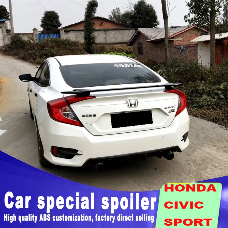 2016 2017 2018 новая модель для Honda civic спойлер заднего крыла автомобиля задний