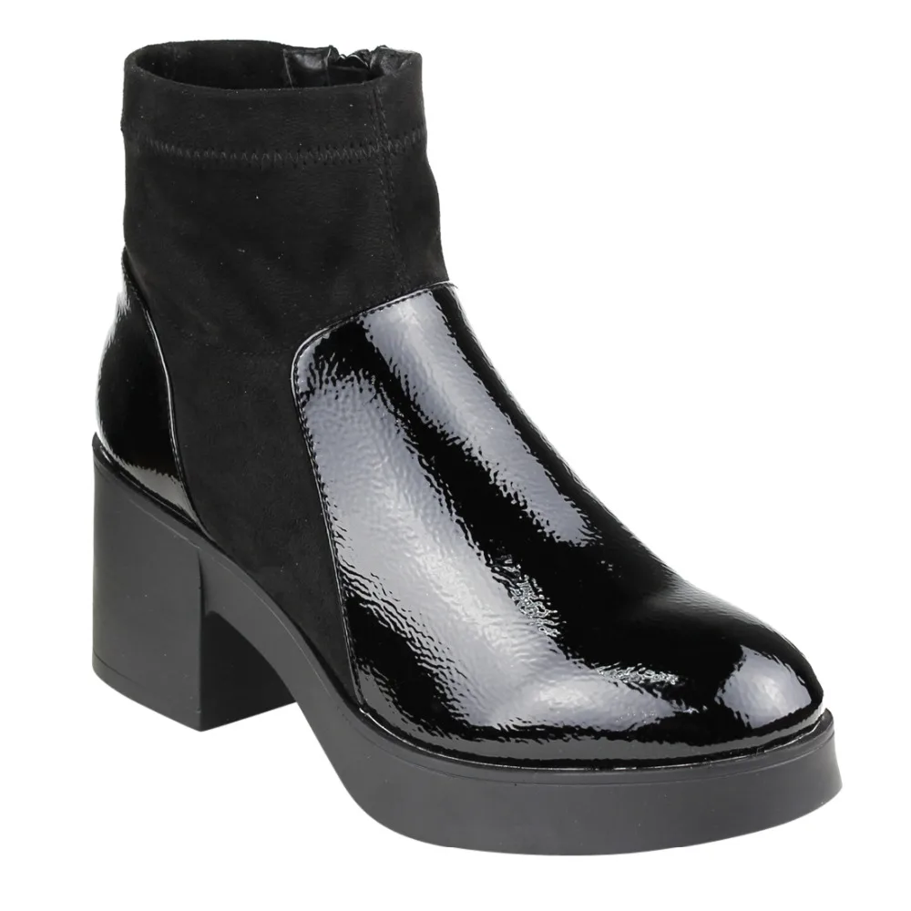 booties with zipper on side