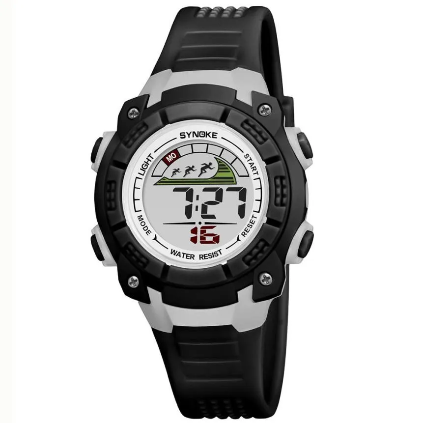 

2018 Multi-Function 50M Waterproof Watch LED Digital Double Action Watch kids Watches children's electronic watch 0305
