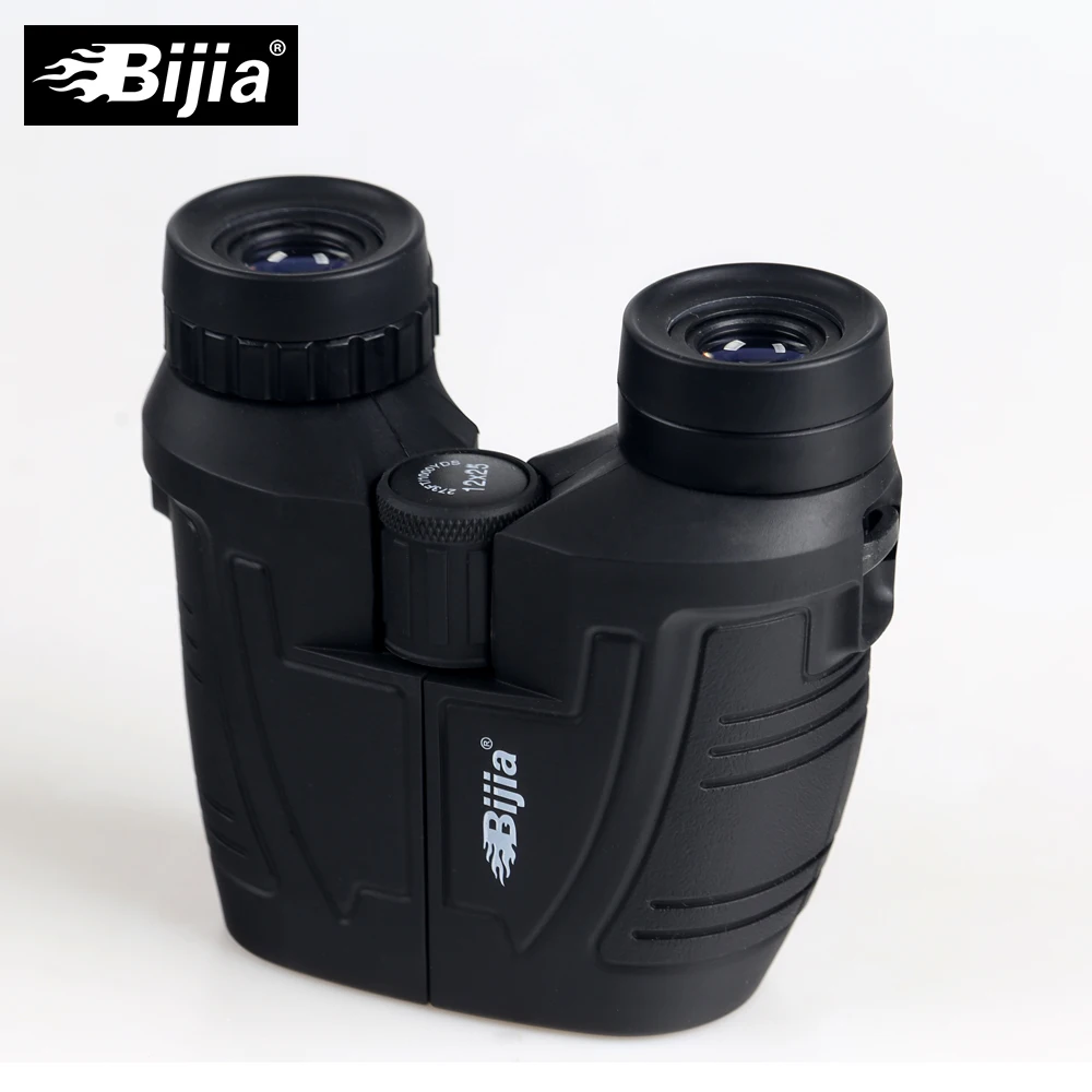 BIJIA 12x25 BAK4 призма высокой четкости Порро бинокль портативный телескоп Профессиональный охотничий оптический Спорт на открытом воздухе