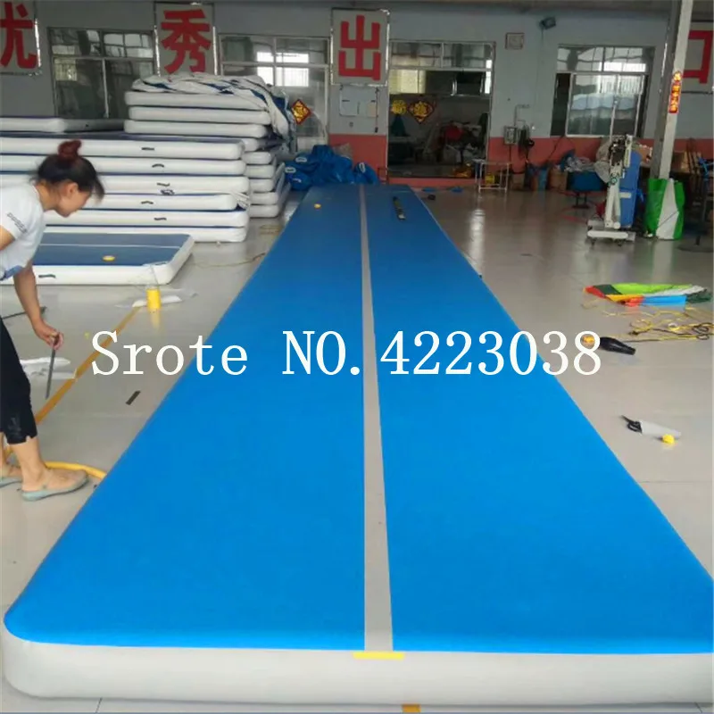Free Shipping 8m Air Track Tumbling Mat Inflatable Gymnastics