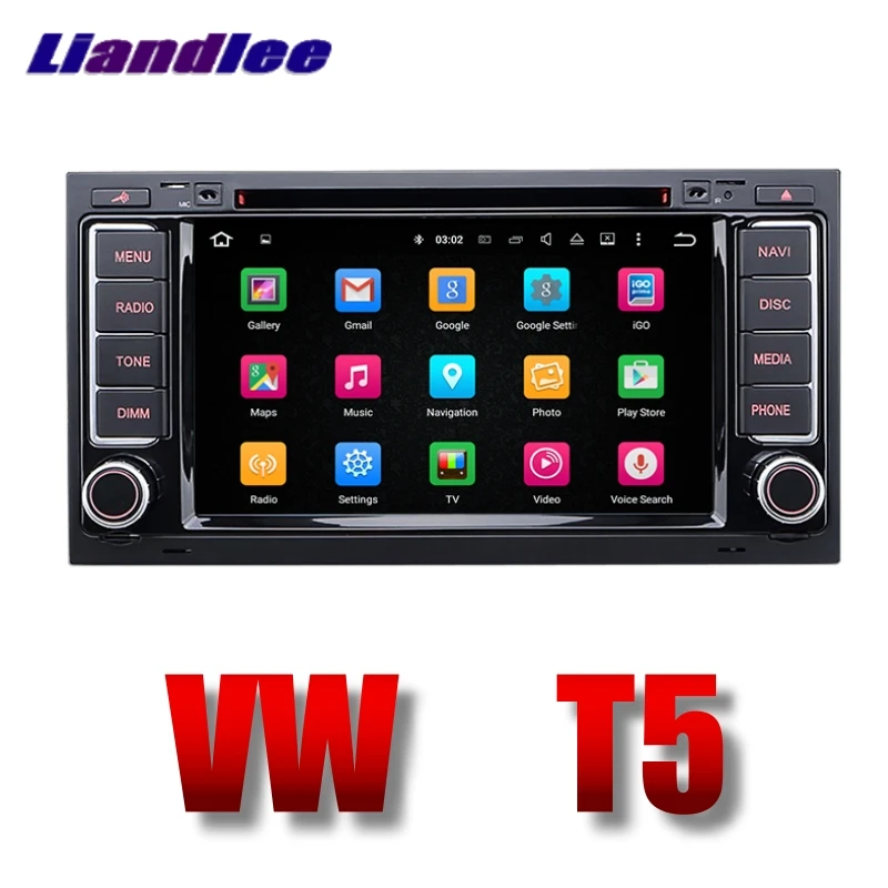 Best Liandlee Car Multimedia Player NAVI For Volkswagen VW Touareg T5 Transporter Car Touch Screen Radio DVD Stereo GPS Navigation 1