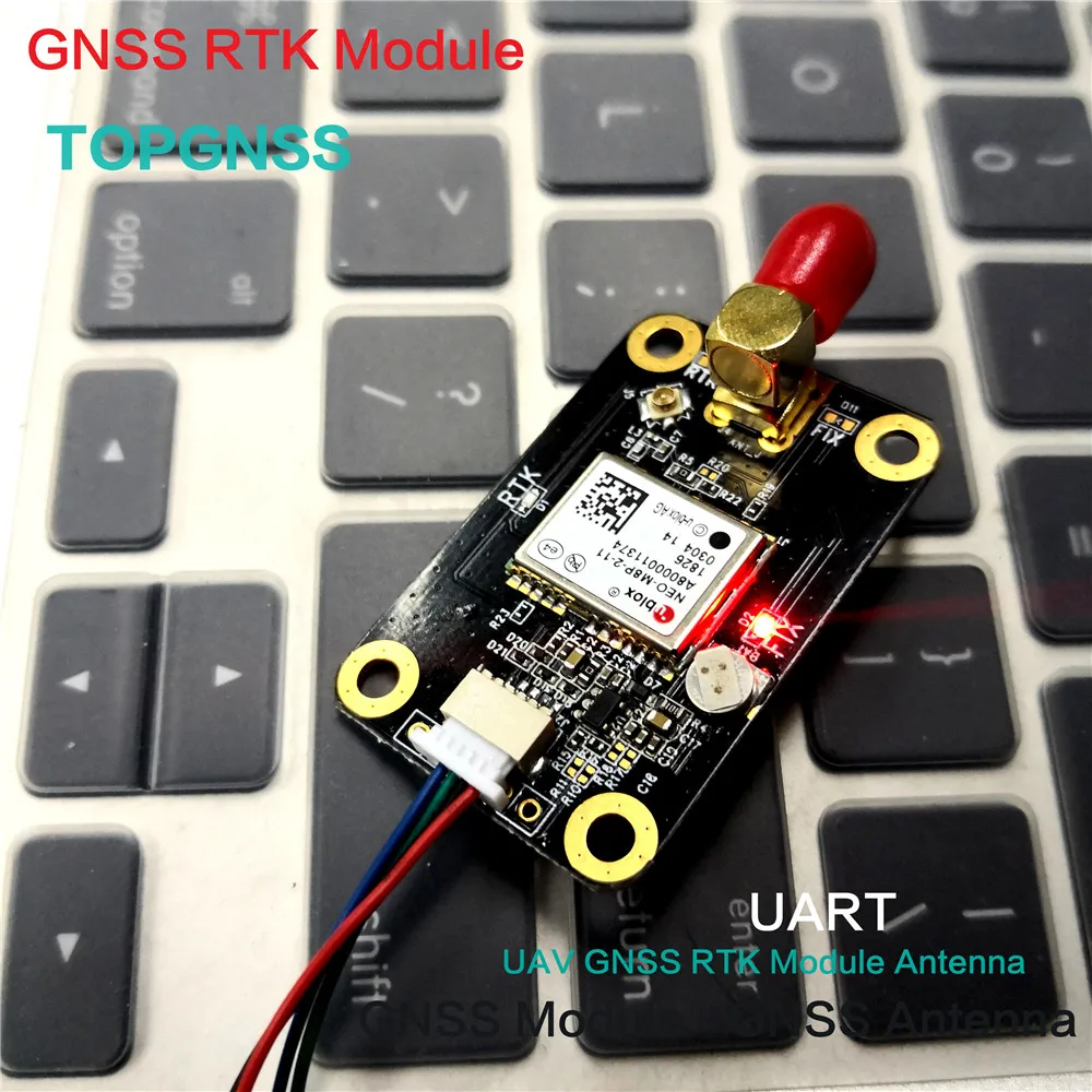 TOPGNSS UAV UGV GNSS RTK Module  ublox m8p 13