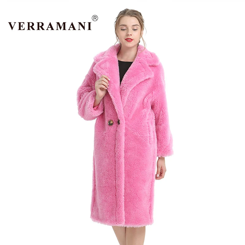 Pardessus Femmes Mode Manteau De Femme Bleu camel rose Verramani Long Veste Laine blanc Chaud rouge Marine Outwear Doux D'hiver noir WPE6d6w0q