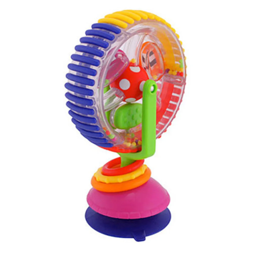 Детское трехцветное вращающееся колесо обозрения модель игрушка для детской коляски раннее образование игрушка подарок для детей - Цвет: as shown