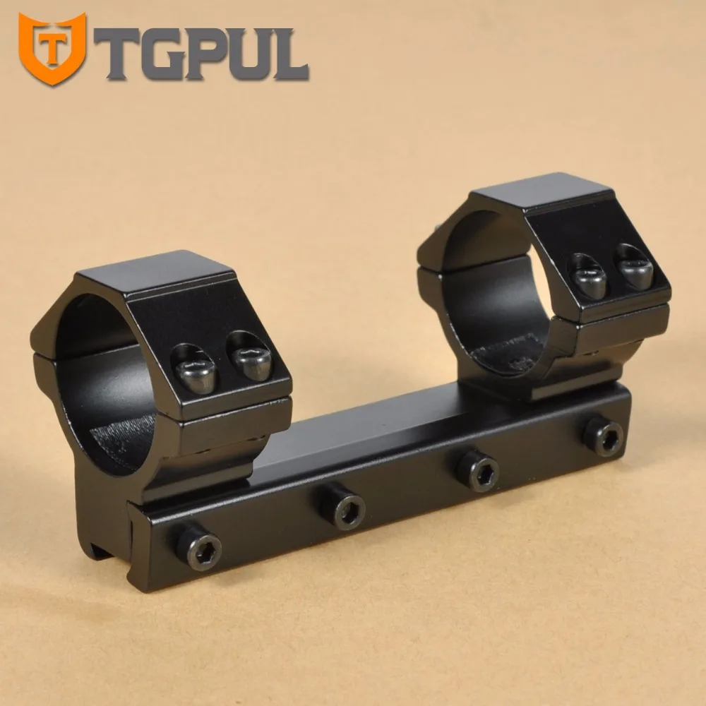 

TGPUL Medium Profile 30mm Diameter Ring Mount Newest 1 Piece Tactical Riflescope Mount For 11 mm Dovetail Rail